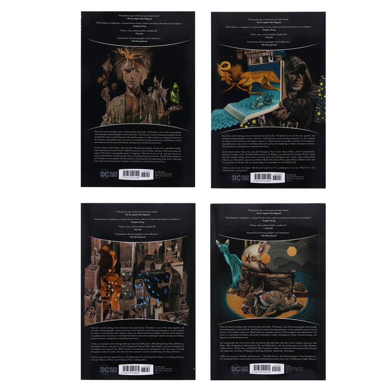 The Sandman Complete Collection by Neil Gaiman & Others 4 Books Set - Age 17+ - Paperback Graphic Novels DC Comics