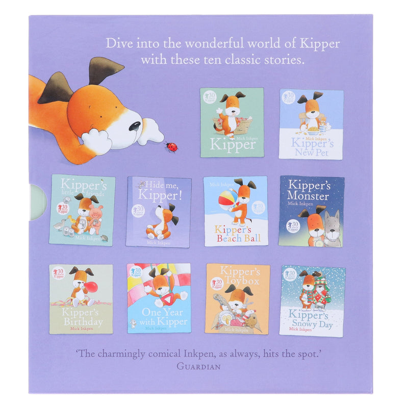 Kipper's World Collection by Mick Inkpen (Kipper the Dog) 10 Books Box Set - Ages 3-5 - Paperback B2D DEALS Hachette