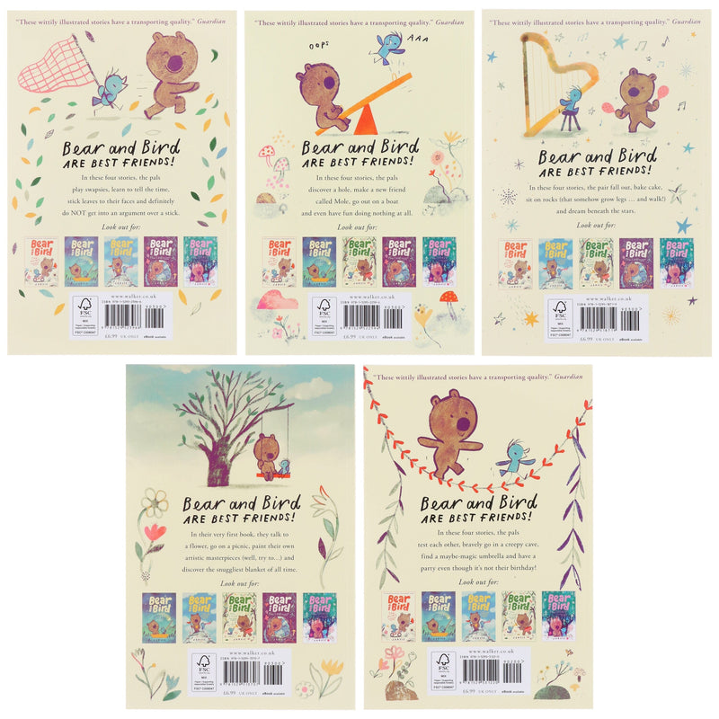 Bear and Bird Series by Jarvis 5 Books Collection Set - Ages 5-8 - Paperback 5-7 Walker Books
