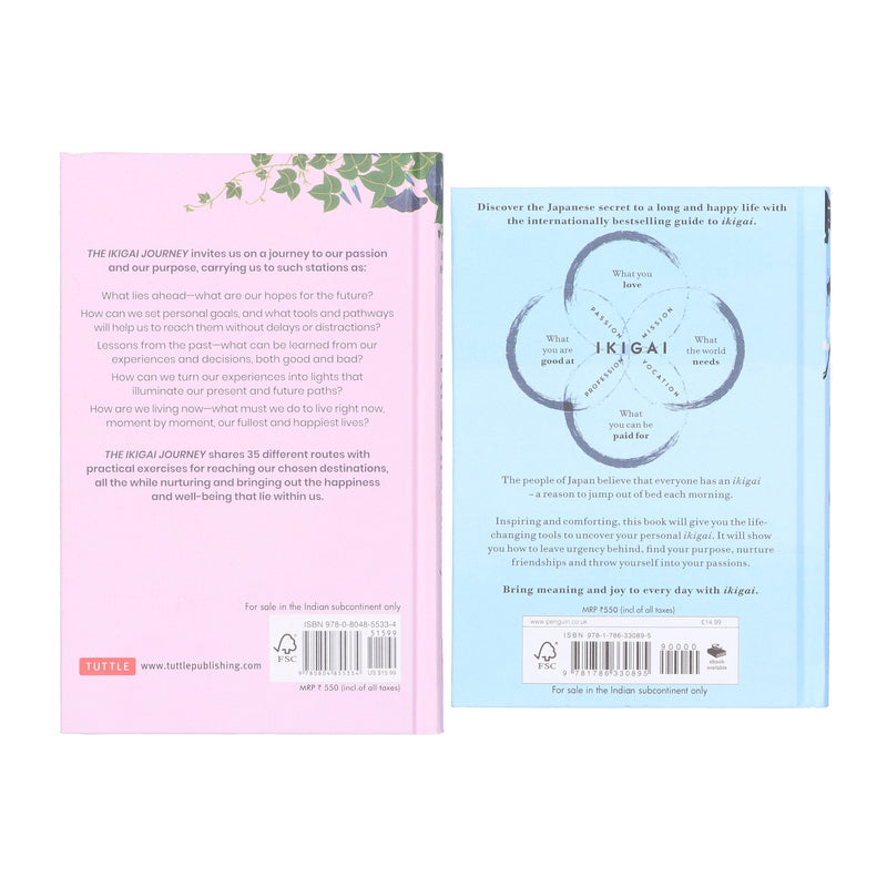 The Ikigai Journey & Ikigai By Hector Garcia & Francesc Miralles 2 Books Collection Set - Non Fiction - Hardback Non-Fiction Tuttle Publishing