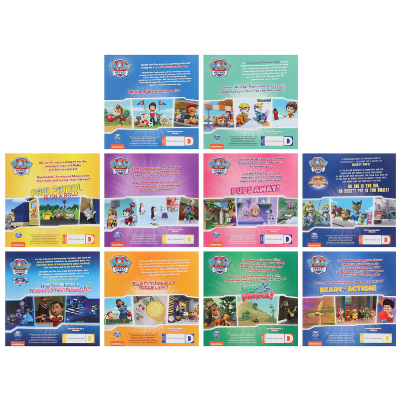 Paw Patrol Favourite Stories By Nickelodeon 10 Books Collection Box Set - Ages 3-7 - Paperback 5-7 HarperCollins Publishers