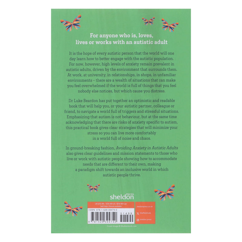 Avoiding Anxiety in Autistic Adults: A Guide for Autistic Wellbeing by Luke Beardon - Non Fiction - Paperback Non-Fiction Hachette