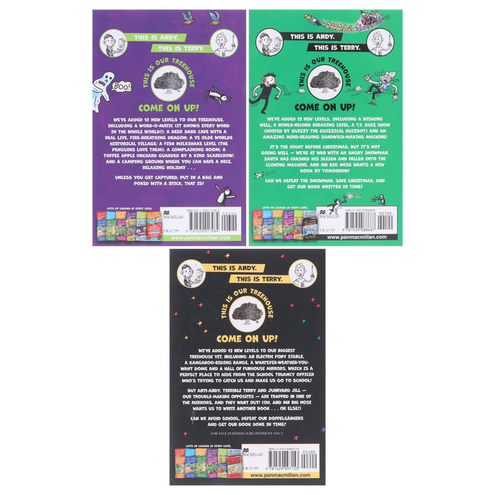 The Treehouse Series (Book 11-13) by Andy Griffiths Illustrated 3 Books Collection Set - Ages 7-12 - Paperback 9-14 Macmillan