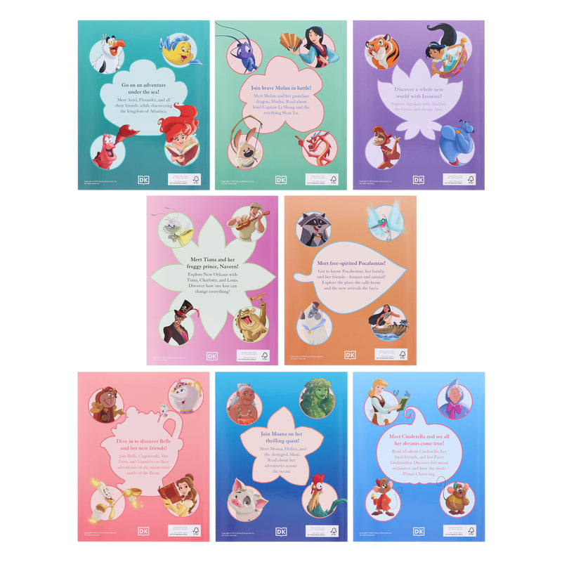 Disney Princess The Magical Collection 8 Books Box Set - Age 5-7 - Paperback