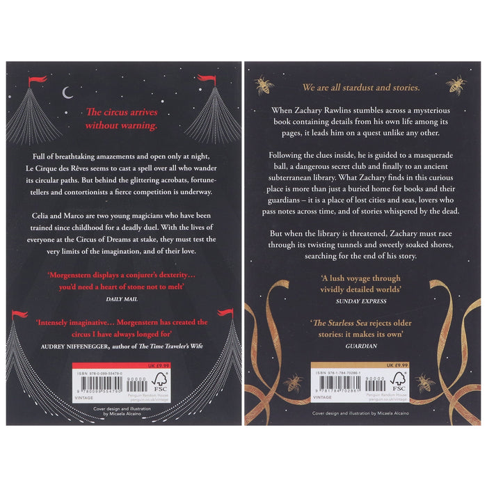Erin Morgenstern Collection (The Night Circus & The Starless Sea) 2 Books Set - Fiction - Paperback Fiction Penguin Random House