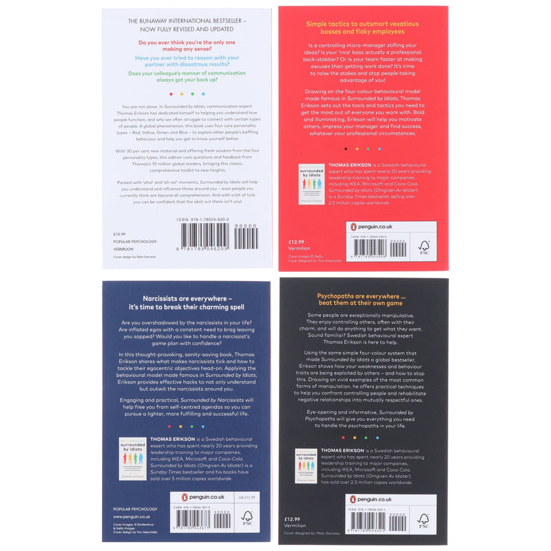 Thomas Erikson 4 Books Collection Set - Non Fiction - Paperback Non-Fiction Penguin Random House