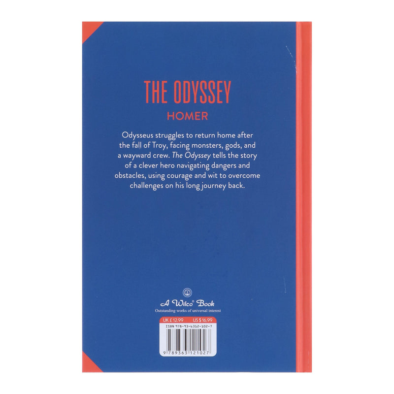 The Odyssey by Homer - Fiction - Sprayed Edge Hardback Fiction Wilco Books