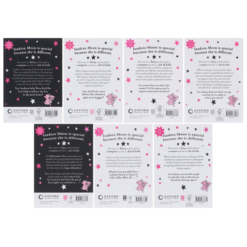 Isadora Moon Series By Harriet Muncaster: illustrated 7 Books Collection Set - Ages 5+ - Paperback 5-7 Oxford University Press