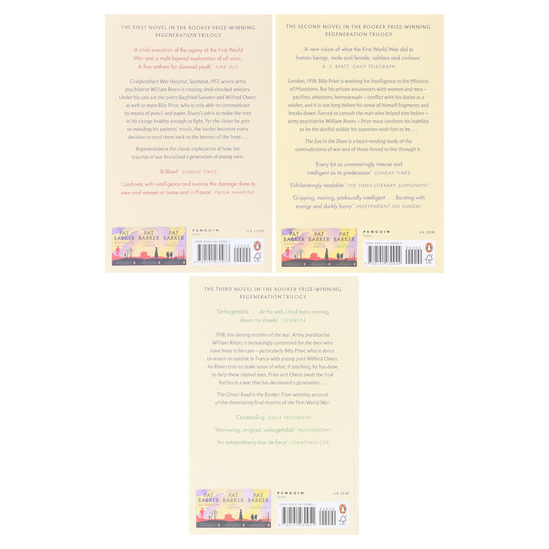 Regeneration Trilogy by Pat Barker 3 Books Collection Set - Fiction - Paperback Fiction Penguin Random House