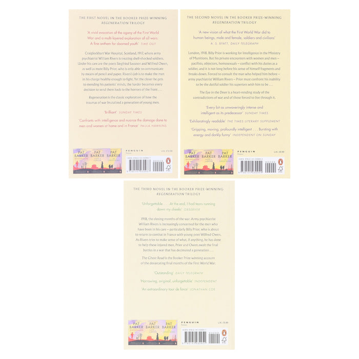 Regeneration Trilogy by Pat Barker 3 Books Collection Set - Fiction - Paperback Fiction Penguin Random House