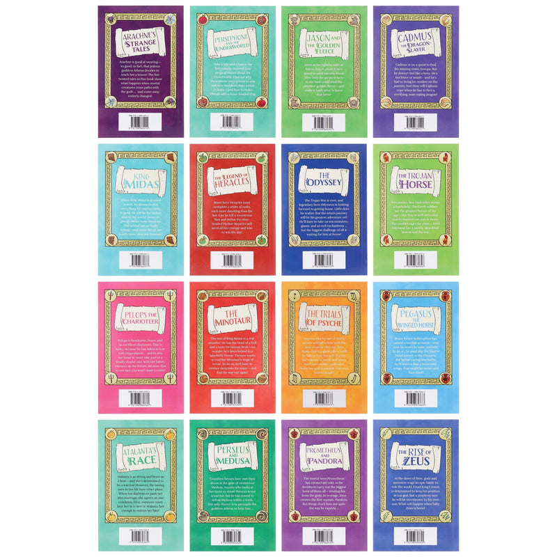 Greek Myths and Legends by Claudia Martin 16 Books Collection Box Set - Ages 7-11 - Paperback 7-9 Arcturus Publishing Ltd