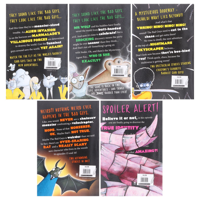 The Bad Guys Episodes 9-18 By Aaron Blabey 5 Books Collection Set - Ages 7-9 - Paperback 7-9 Scholastic