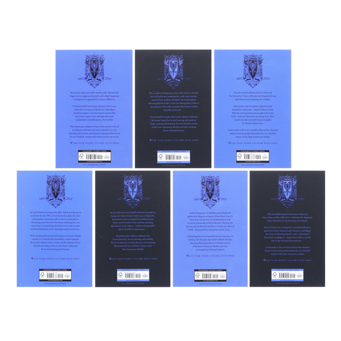 Harry Potter: Hogwarts House Editions - Ravenclaw 7 Books Box Set by J.K. Rowling - Ages 9+ - Paperback 9-14 Bloomsbury Publishing PLC