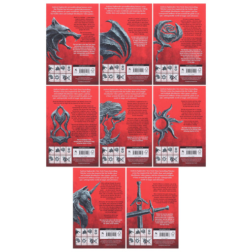 The Complete Witcher Series By Andrzej Sapkowski 8 Books Box Set Collection - Fiction - Paperback Fiction Hachette