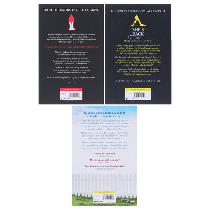 The Devil Wears Prada Series by Lauren Weisberger 3 Books Collection Set - Fiction - Paperback Fiction HarperCollins Publishers