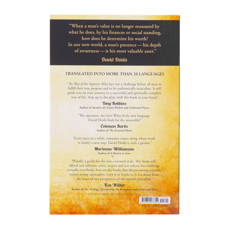 The Way of the Superior Man By David Deida (20th Anniversary Edition) - Non-Fiction - Paperback Non-Fiction Sounds True Inc