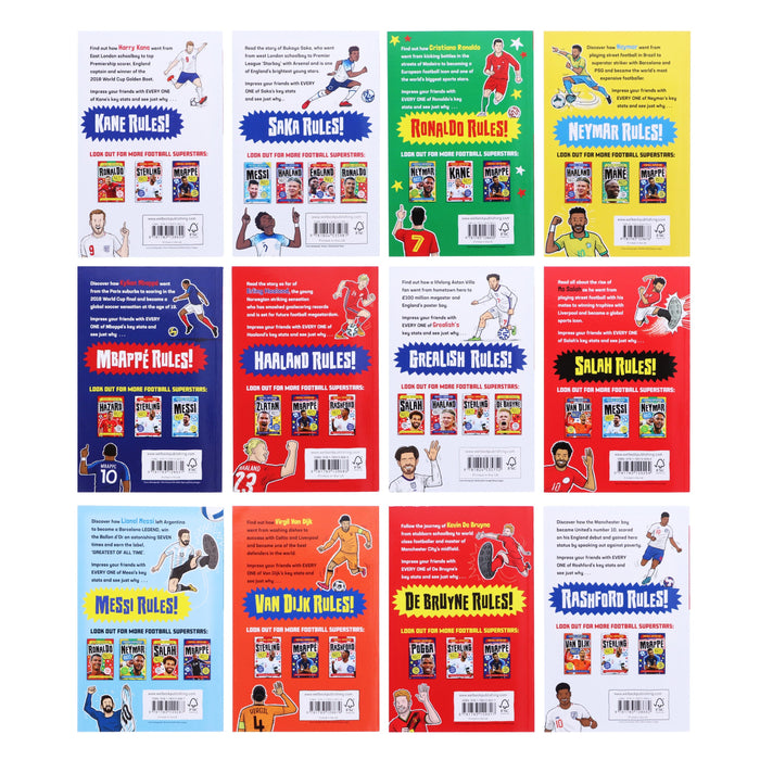Football Superstars 12 Books Collection Set By Simon Mugford & Dan Green - Ages 5+ - Paperback 5-7 Welbeck Publishing Group