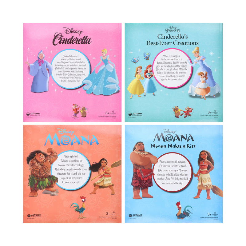 Disney Princess: Read, Build and Play Book by Walt Disney - Ages 3 + - Paperback 3-5 Autumn Publishing