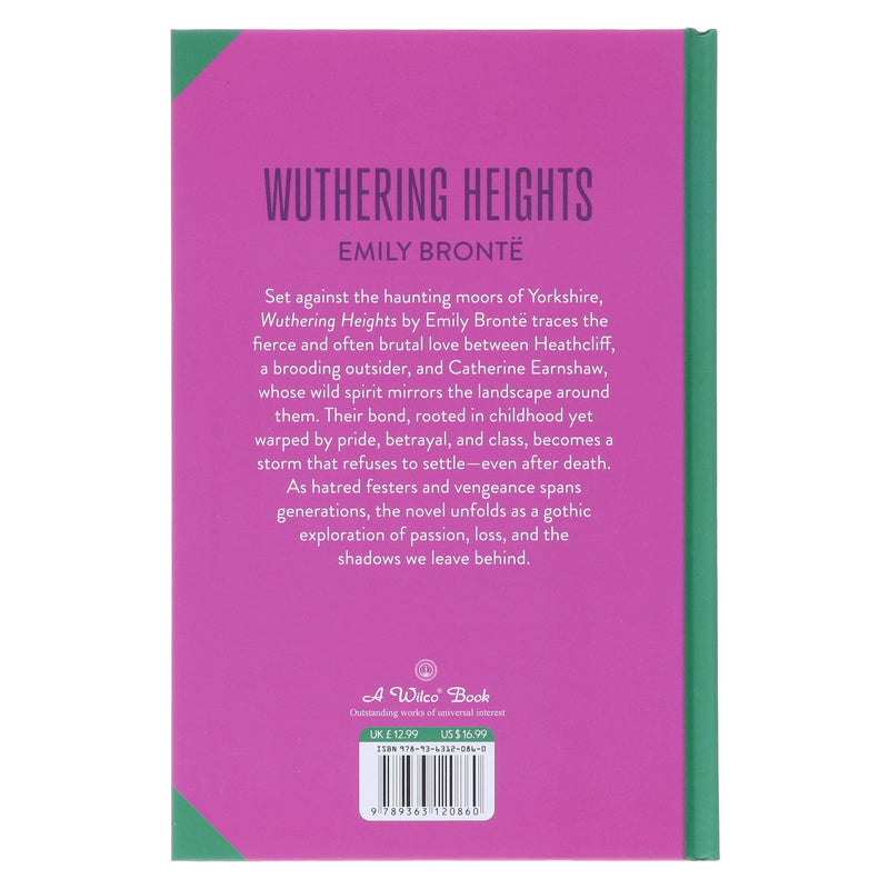 Wuthering Heights by Emily Bronte - Fiction - Sprayed Edge Hardback Fiction Wilco Books