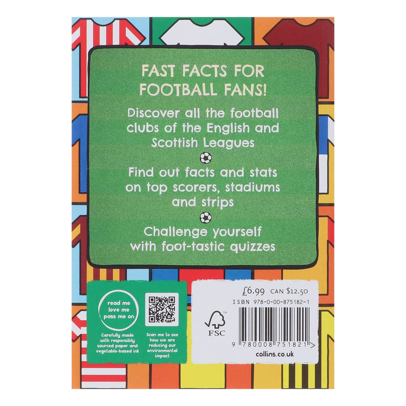 Football Clubs of England and Scotland: A pocket-sized football book packed with fun facts, world records, cool stats and quizzes - Ages 7+ - Paperback 7-9 HarperCollins Publishers