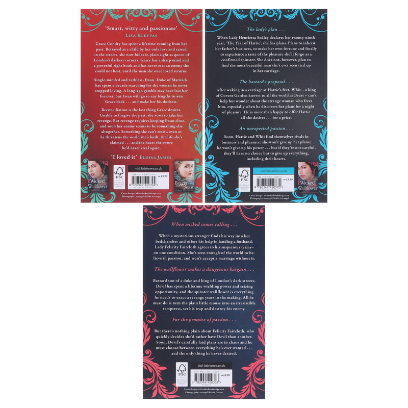 Sarah MacLean The Bareknuckle Bastards 3 Books Collection - Adult - Paperback Fiction Piatkus Books