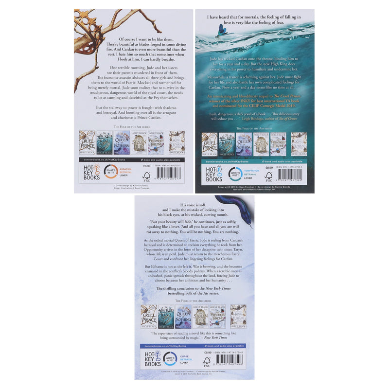 The Folk of the Air Series by Holly Black 3 Books Collection Box Set - Ages 14+ - Paperback B2D DEALS Hot Key Books