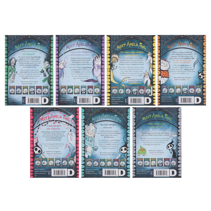 Amelia Fang Series by Laura Ellen Anderson 7 Books Collection Set - Ages 7-10 - Paperback 7-9 HarperCollins Publishers