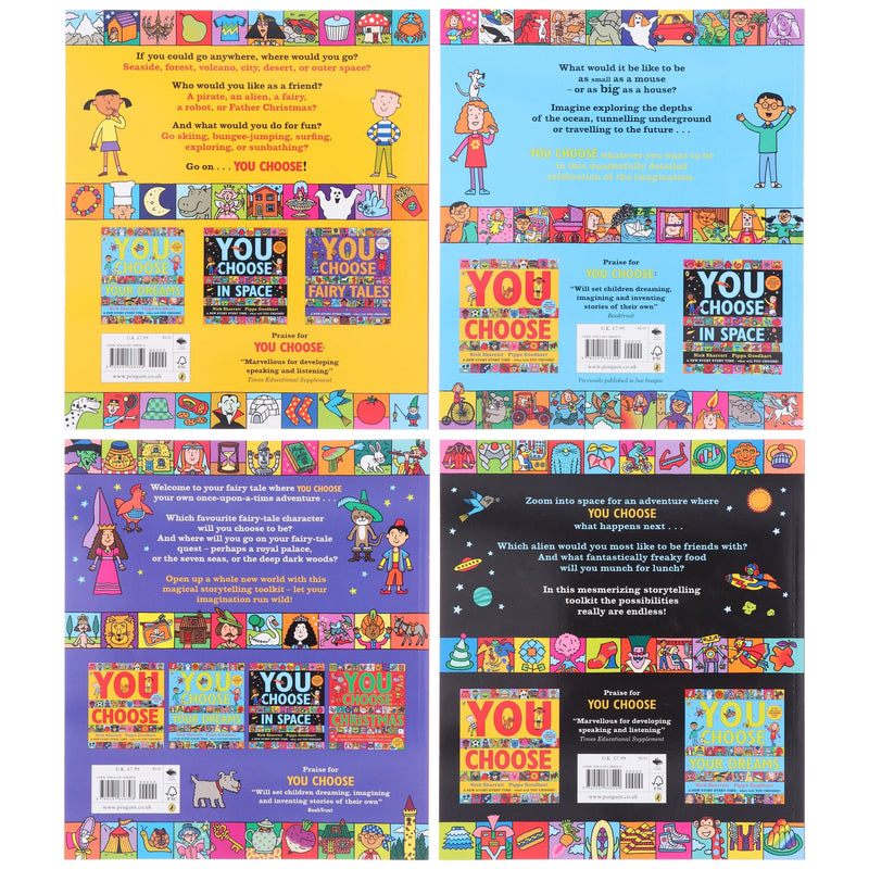 You Choose Series By Pippa Goodhart 4 Books Children's Collection Set - Age 3-7 - Paperback 0-5 Penguin Random House