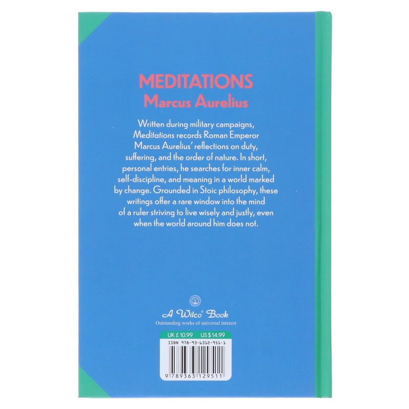 Meditations by Marcus Aurelius - Non Fiction - Sprayed Edges Hardback Fiction Wilco Books