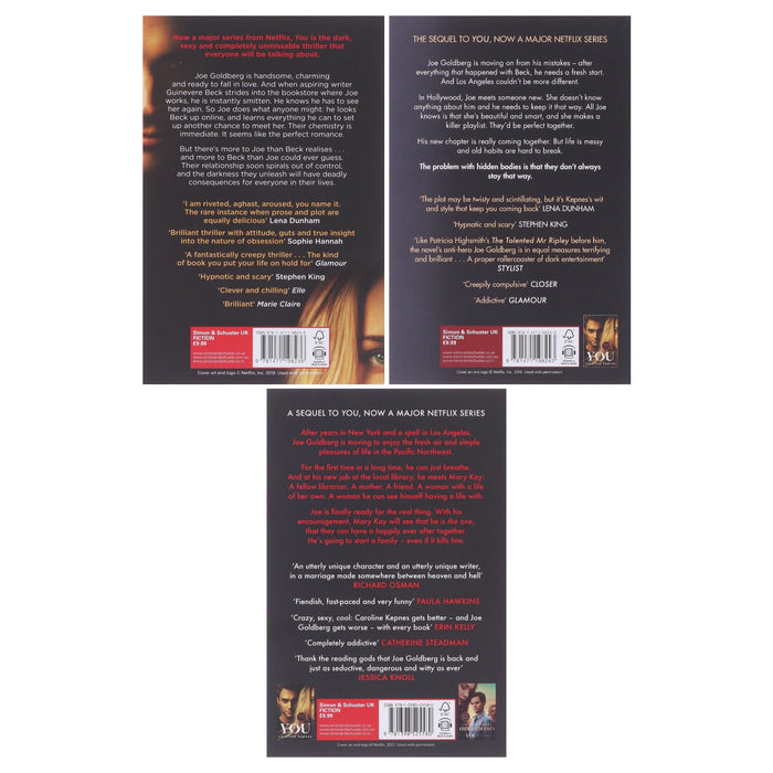 You Series by Caroline Kepnes (You, Hidden Bodies & You Love Me) 3 Books Collection Set – Fiction - Paperback Fiction Simon & Schuster