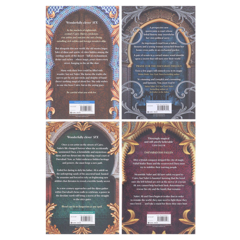 The Daevabad Trilogy Collection 4 Books Set By S. A. Chakraborty - Ages 13+ - Paperback Young Adult HarperCollins Publishers