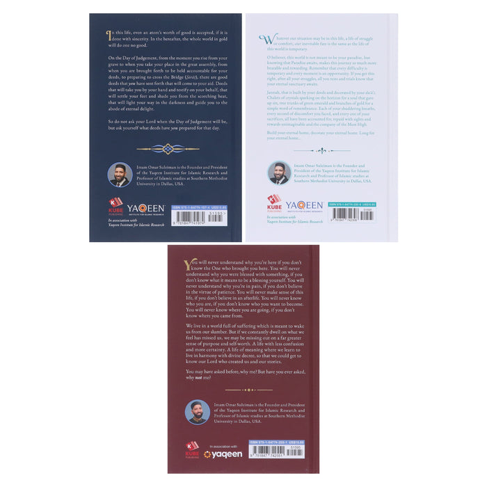 Judgement Day, Jannah & Why Me?: By Omar Suleiman 3 Books Collection Set - Non Fiction - Hardback Non-Fiction Kube Publishing