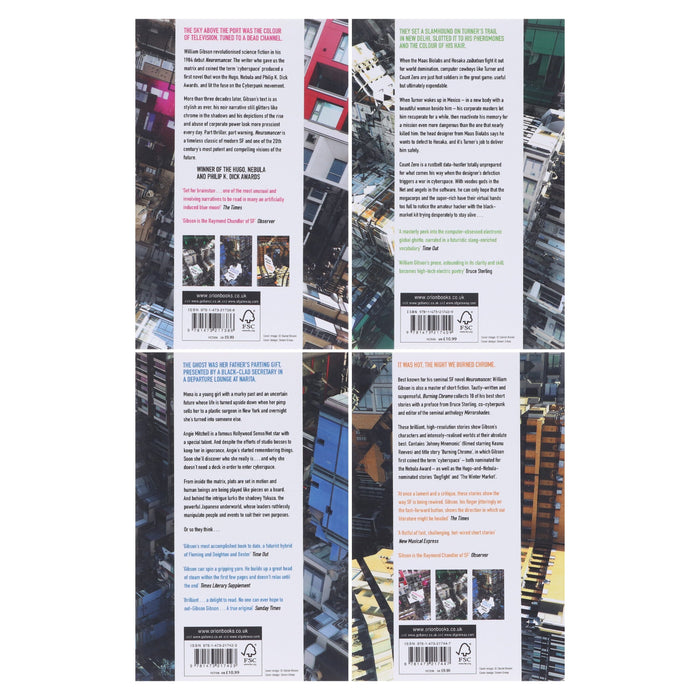 Sprawl Series by William Gibson 4 Books Collection Set - Fiction - Paperback Fiction Hachette