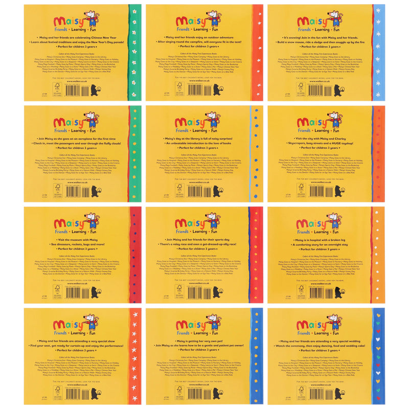 Maisy Mouse First Experiences (Set 2) By Lucy Cousins 12 Books Children Collection Set - Ages 2-5 - Paperback 0-5 Walker Books Ltd