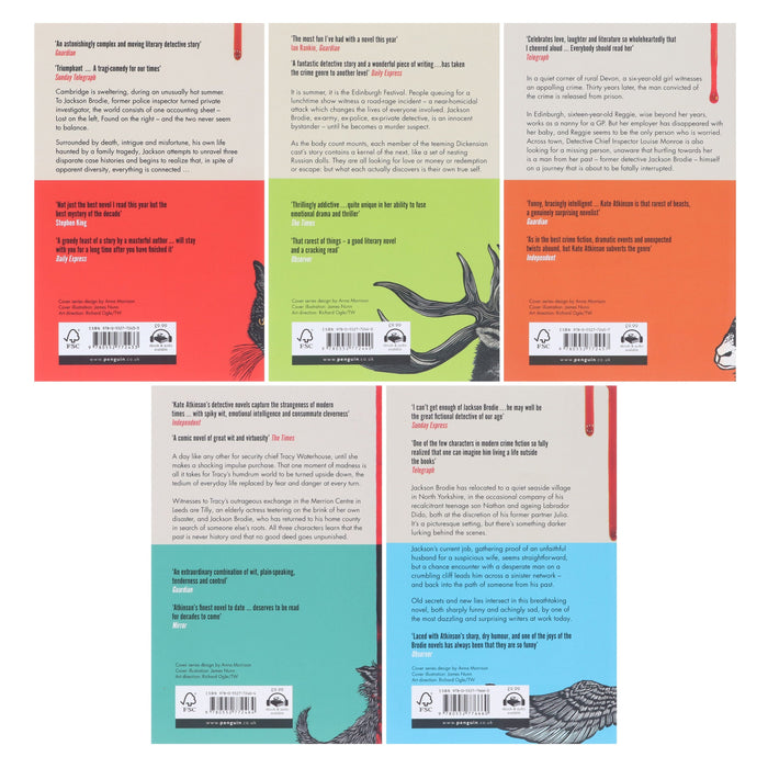 Jackson Brodie Series by Kate Atkinson 5 Books Collection Set - Fiction - Paperback Fiction Penguin Random House