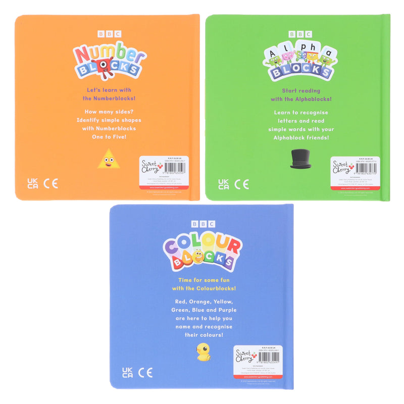 Numberblocks, Alphablocks and Colourblocks First Collection 3 Books Set - Ages 2-5 - Board Book B2D DEALS Sweet Cherry Publishing