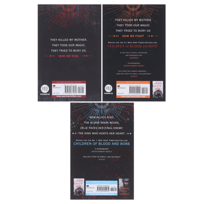 Legacy of Orisha Series By Tomi Adeyemi 3 Books Collection Set - Ages 12-16 - Paperback Fiction Pan Macmillan