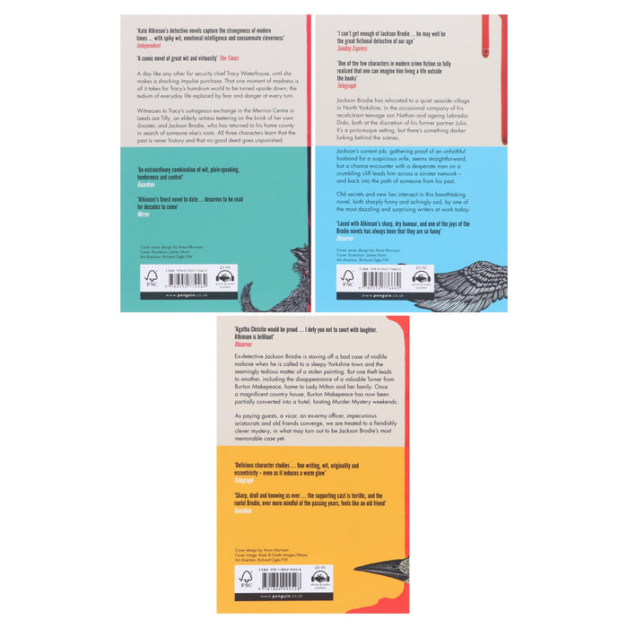 Jackson Brodie Series (Book 4-6) By Kate Atkinson: 3 Books Collection Set - Fiction - Paperback Fiction Penguin