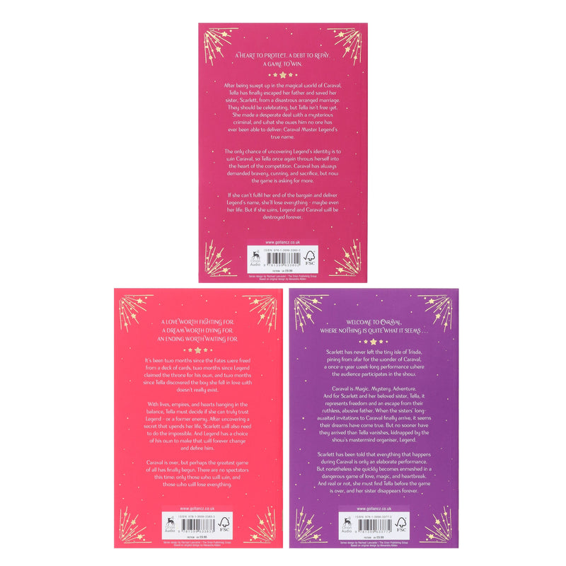 Caraval Trilogy by Stephanie Garber 3 Books Collection Set - Ages 16+ - Paperback Fiction Hachette