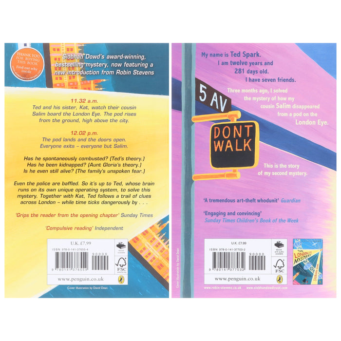 London Eye Mystery Collection by Siobhan Dowd & Robin Stevens 2 Books Set - Ages 10+ - Paperback 9-14 Penguin Random House