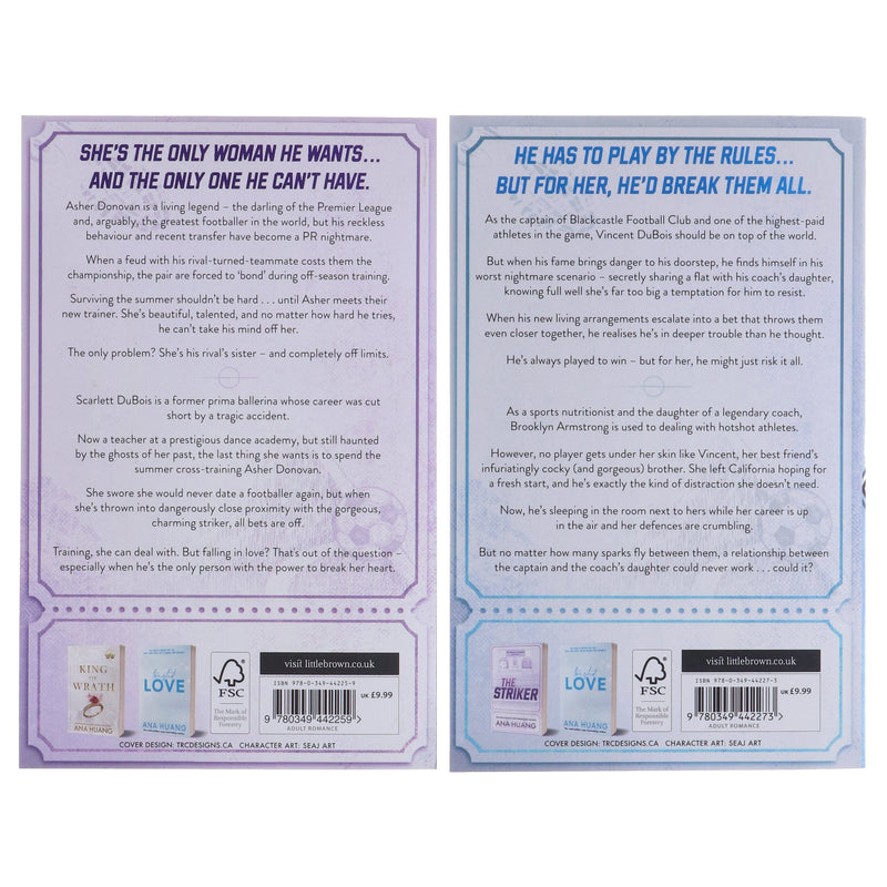 Gods of the Game Series (The Striker & The Defender) by Ana Huang 2 Books Collection Set - Fiction - Paperback Fiction Hachette
