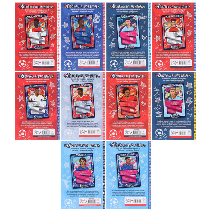 Football Rising Stars (Series 1-2): by Harry Meredith & Steve George 20 Books Collection Box Set - Ages 7-9 - Paperback 7-9 Sweet Cherry Publishing