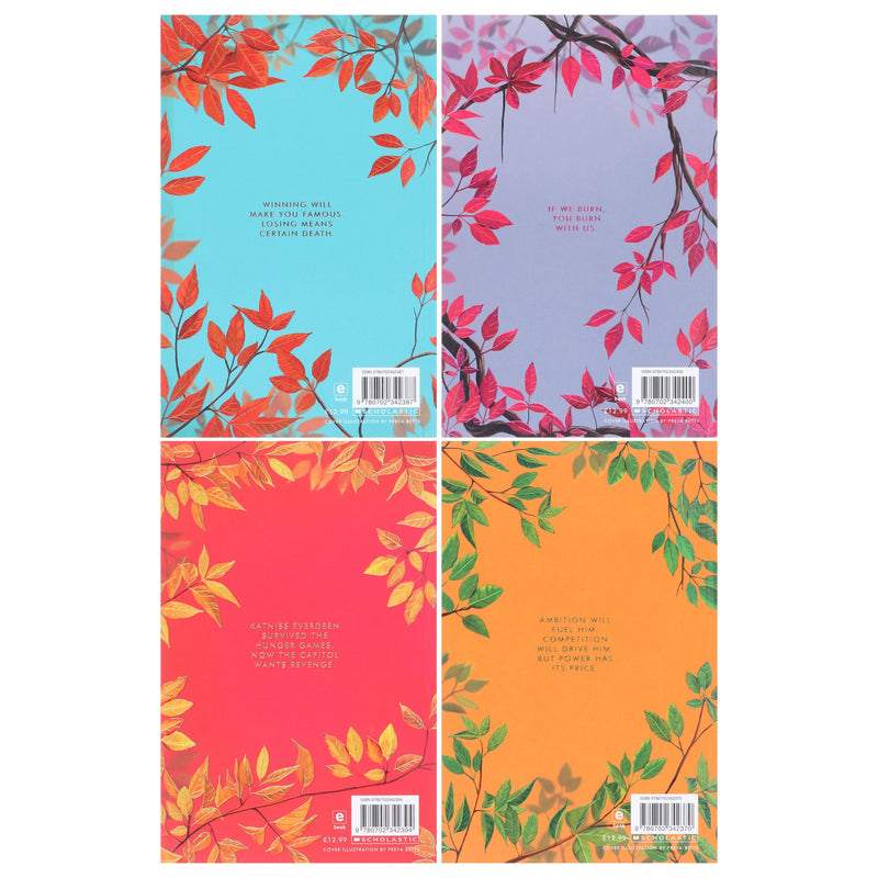 The Deluxe Hunger Games by Suzanne Collins 4 Books Collection Box Set Includes Hunger Games, Catching Fire, Mockingjay & Ballad of Songbirds and Snakes - Ages 13+ - Paperback Fiction Scholastic