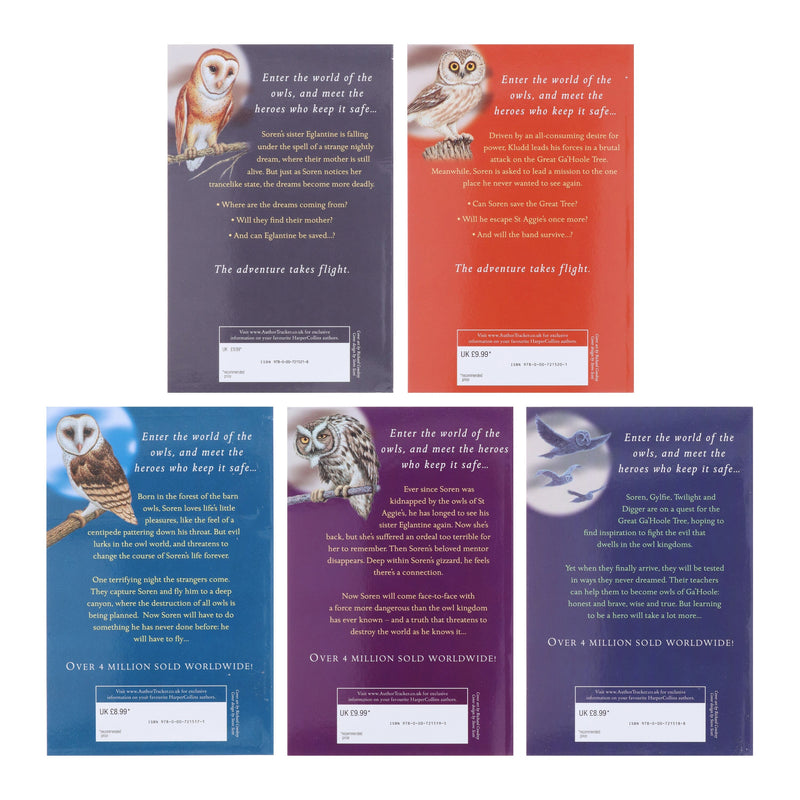 Guardians Of Ga'hoole Series 5 Books Collection Set by Kathryn Lasky - Ages 8+ - Paperback 9-14 HarperCollins Publishers