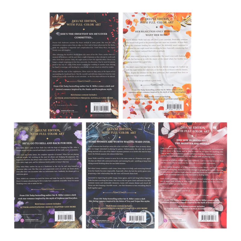 Monsters & Muses Series by Sav R. Miller 5 Books Deluxe Edition Collection Set - Fiction - Paperback Fiction Sourcebooks