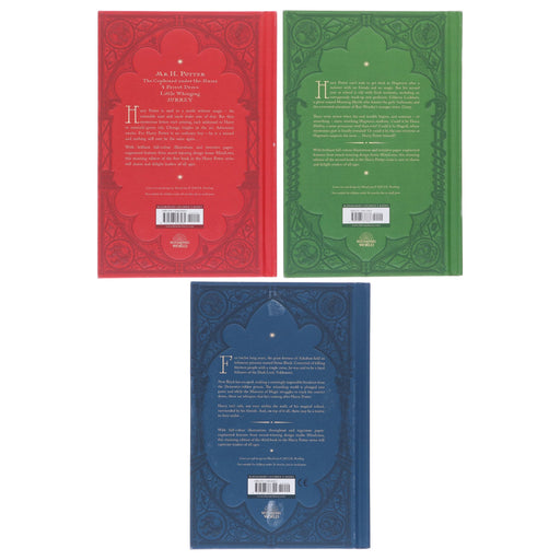 Harry Potter 1-3 Box Set: MinaLima Edition by J.K. Rowling 3 Books Collection Box Set – Ages 9+ – Hardback 9-14 Bloomsbury Publishing PLC