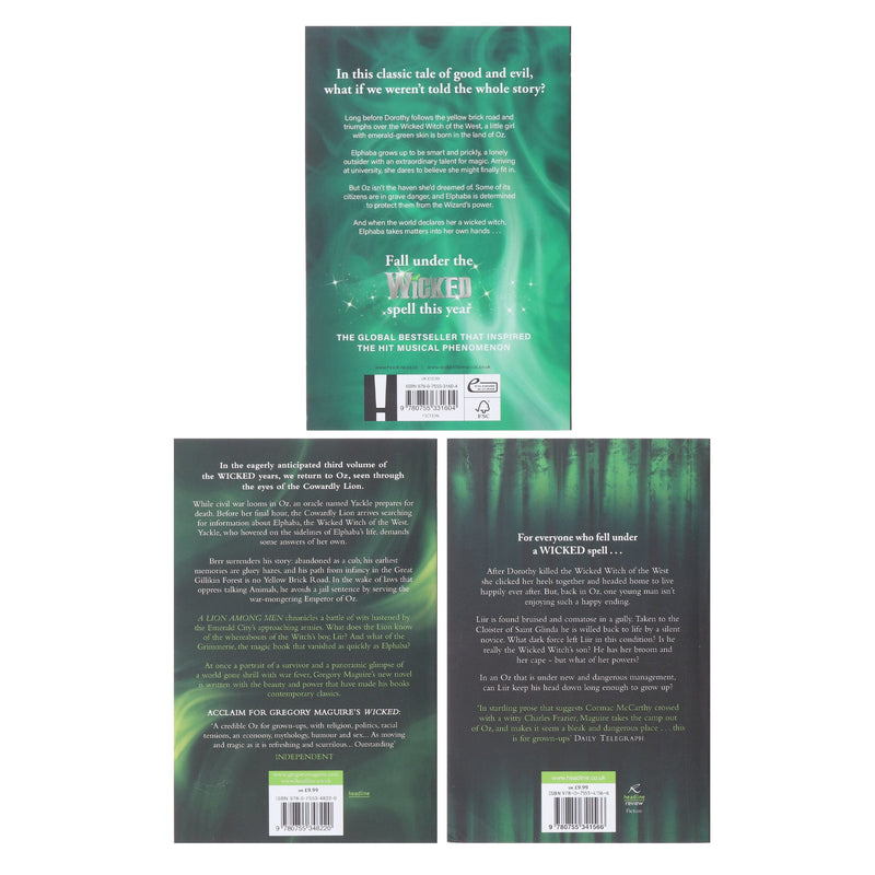 Wicked Years Series by Gregory Maguire 3 Books Collection Set - Fiction - Paperback Fiction Hachette
