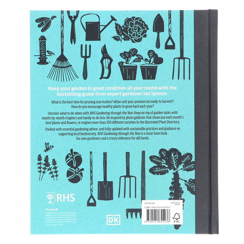 RHS Gardening Through the Year: Month-By-Month Planning Instructions and Inspiration By Ian Spence - Non Fiction - Hardback Non-Fiction DK