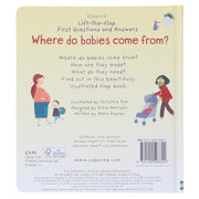Where Do Babies Come from? (Usborne: Lift-The-Flap First Questions & Answers) - Ages 3-5 - Board Book 3-5 Usborne Publishing Ltd