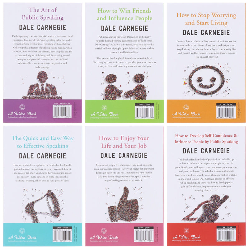 Dale Carnegie Collection 6 Books Set - Non Fiction - Paperback Non-Fiction Wilco Books